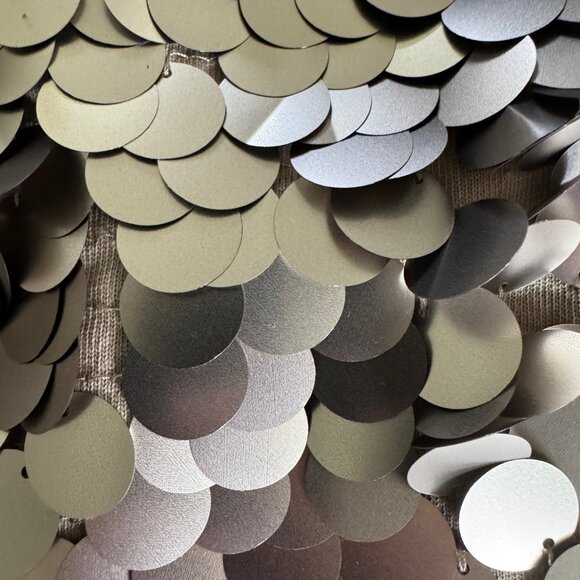 New with tags J Crew Collection Pailette Mini Skirt- Bronze - Picture 4 of 11